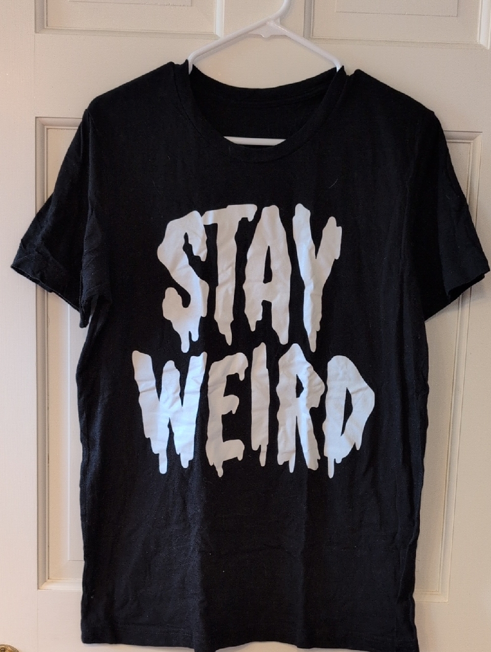 Wicked Glow In The Dark "Stay Weird" Graphic Tee - Black